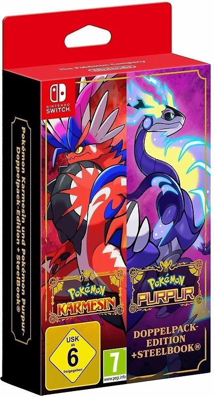 Pokémon Karmesin & Pokémon Purpur [Doppelpack Edition, Steelbook] Nintendo Switch