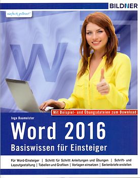 Word 2016 - Basiswissen für Word-Einsteiger
