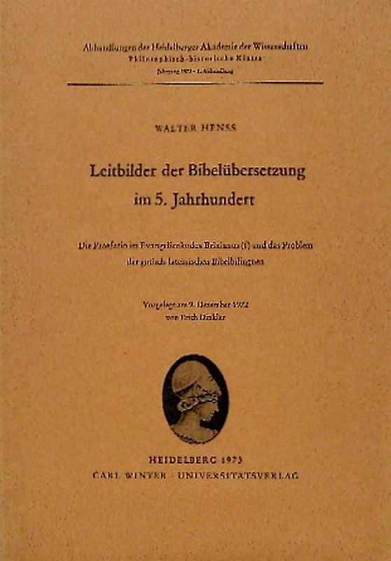 Leitbilder der Bibelübersetzung im 5. Jahrhundert