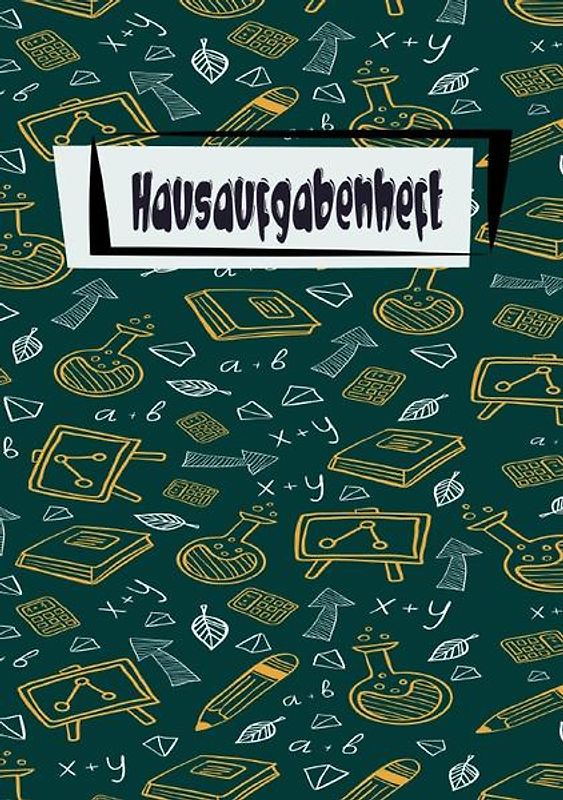 Hausaufgabenheft: Zum Notieren der Hausaufgaben für ein komplettes Schuljahr, inkl. Stundenplan, Schulnoten, Notizen