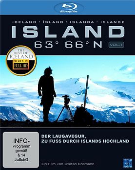 Island 63° 66° N - Der Laugavegur: Der Weg der heißen Quellen Blu-ray Disc