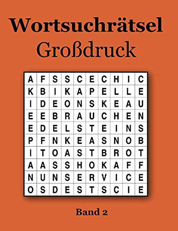 Wortsuchrätsel Großdruck Band 2