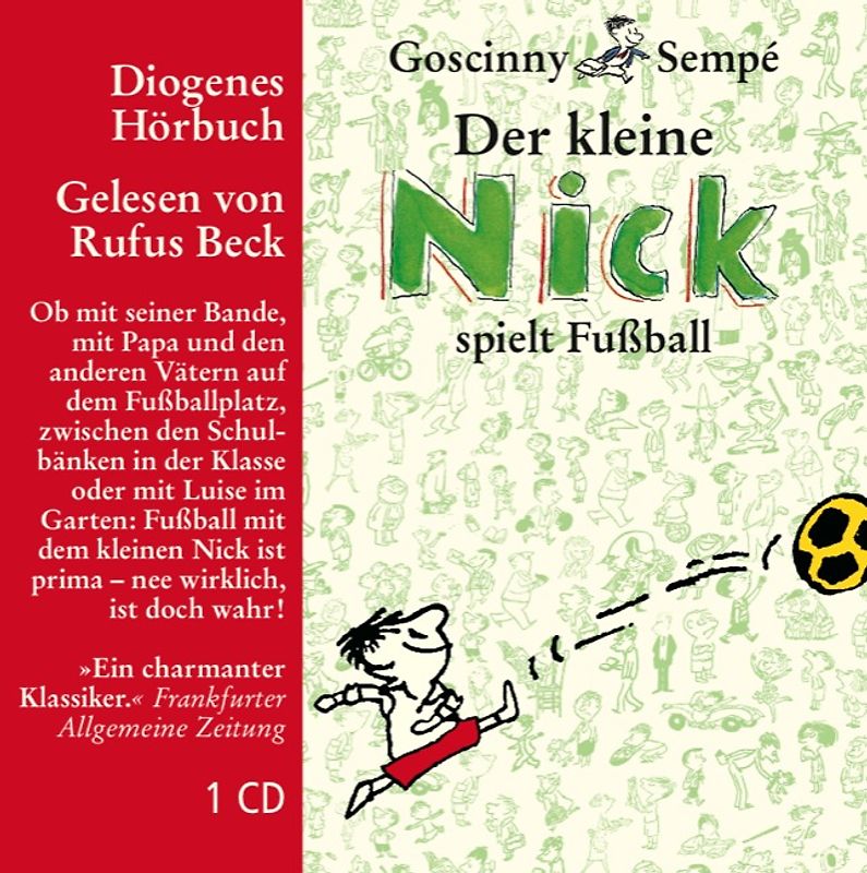 Der kleine Nick spielt Fußball