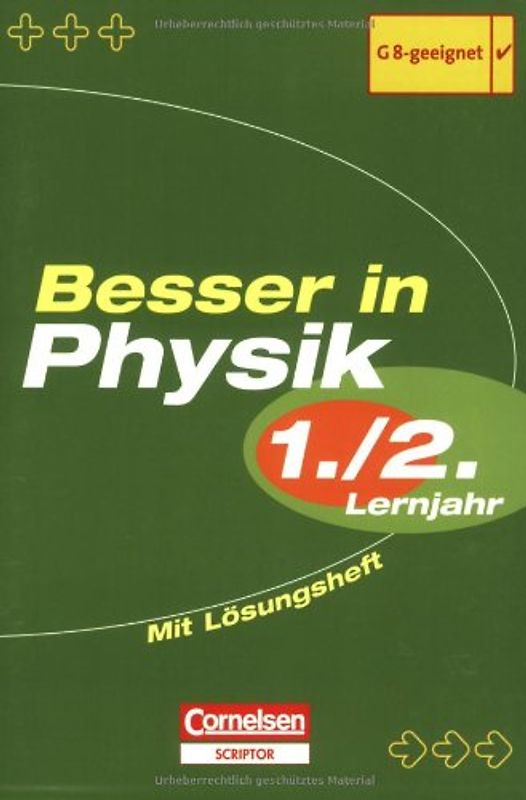 Besser in Physik. Sekundarstufe I / 1./2. Lernjahr - Übungsbuch mit separatem Lösungsheft (28 S.)