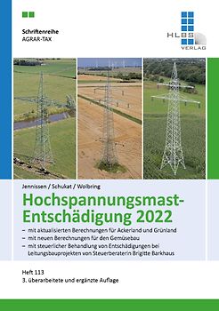 Hochspannunsmast-Entschädigung 2022