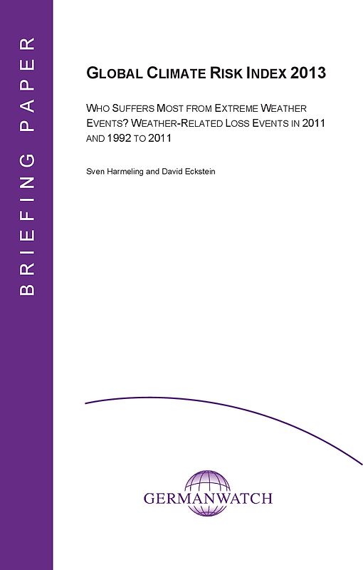 Global Climate Risk Index 2013