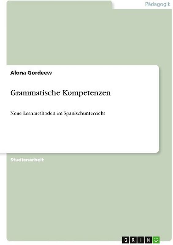 Grammatische Kompetenzen