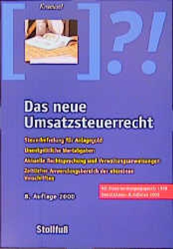 Das neue Umsatzsteuerrecht