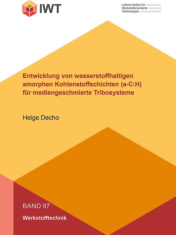 Entwicklung von wasserstoffhaltigen amorphen Kohlenstoffschichten (a-C:H) für mediengeschmierte Tribosysteme