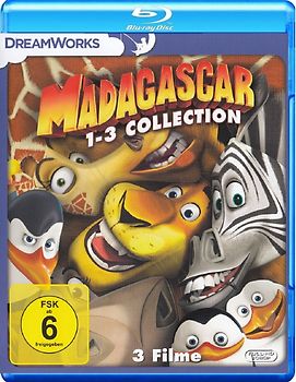 Madagascar 1-3 [3 Discs, Collection] Blu-ray Disc