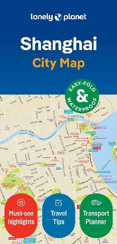 Lonely Planet Shanghai City Map