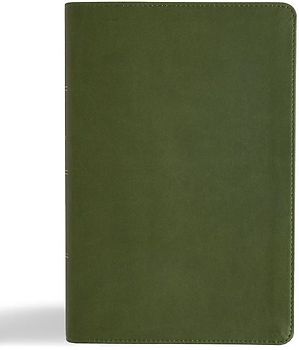 CSB Oswald Chambers Bible, Olive Leathertouch