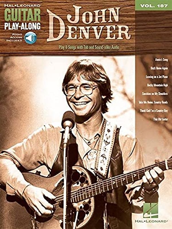 John Denver - Guitar Play-Along Volume 187 Book/Online Audio