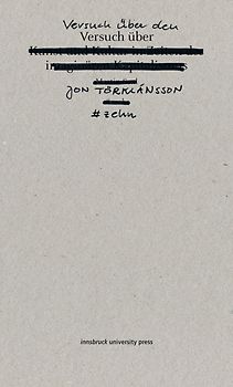 Versuch über den Versuch über