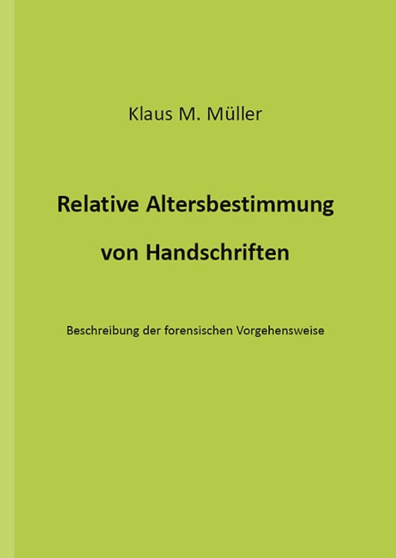 Relative Altersbestimmung von Handschriften