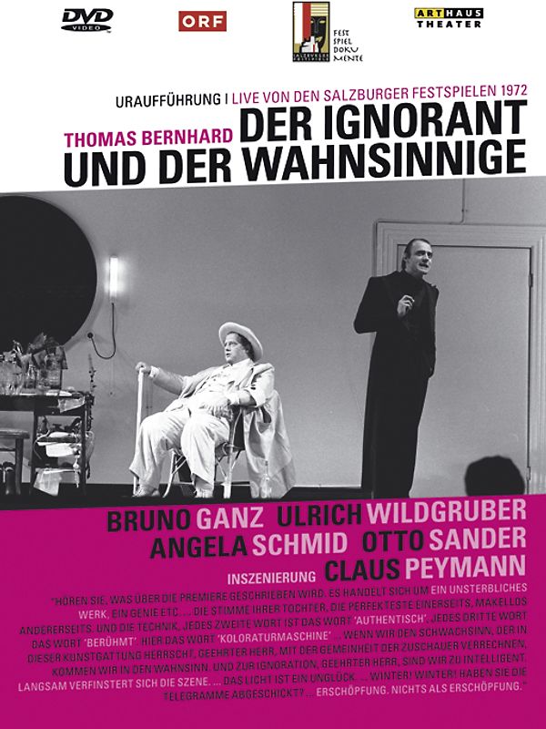 Der Ignorant und der Wahnsinnige, 1