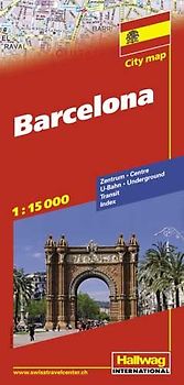 Barcelona Stadtplan 1:15 000