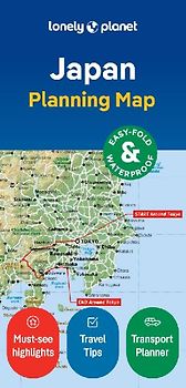 Lonely Planet Japan Planning Map