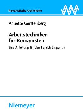Arbeitstechniken für Romanisten