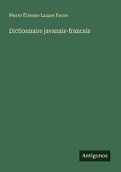 Dictionnaire javanais-francais