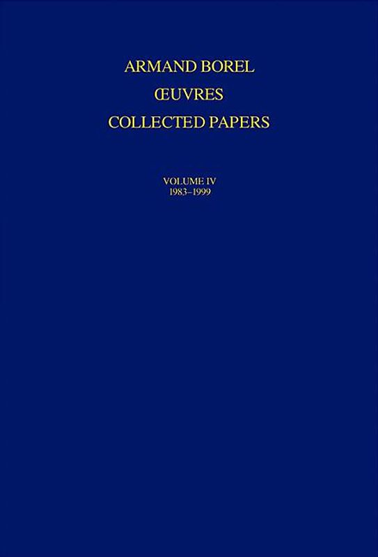 Oeuvres - Collected Papers IV