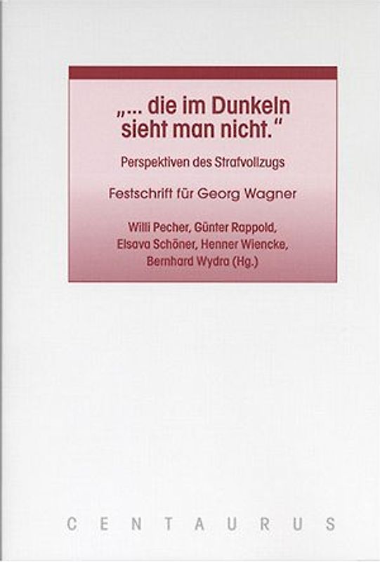 "... die im Dunkeln sieht man nicht"