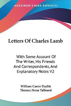 Letters Of Charles Lamb