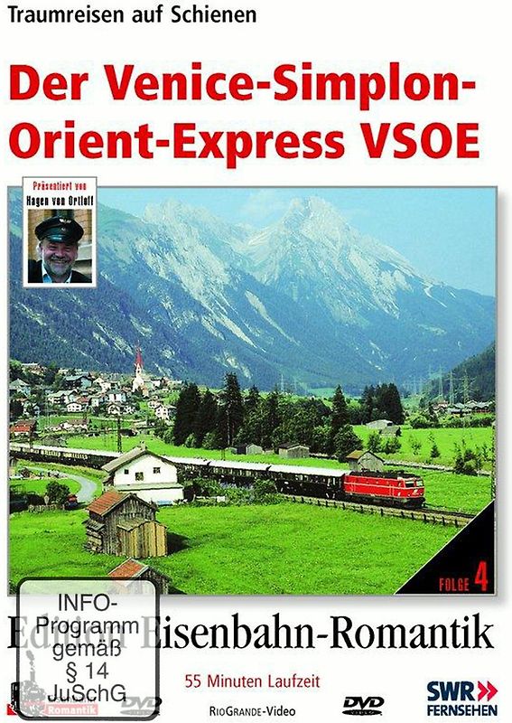 Der Venice-Simplon-Orient-Express VSOE Traumreisen auf Schienen - Edition Eisenbahn Romantik - Rio Grande DVD