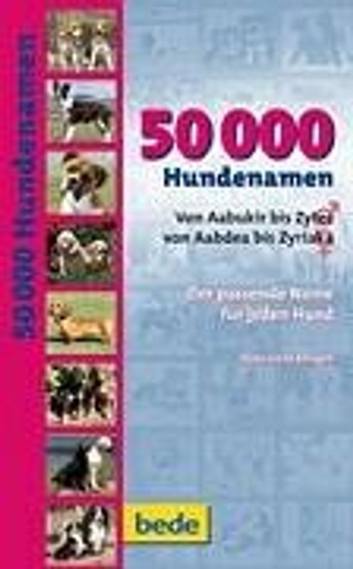 50000 Hundenamen. Der passende Name für jeden Hund