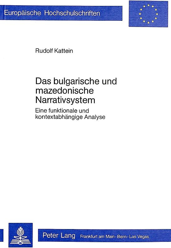 Das bulgarische und mazedonische Narrativsystem