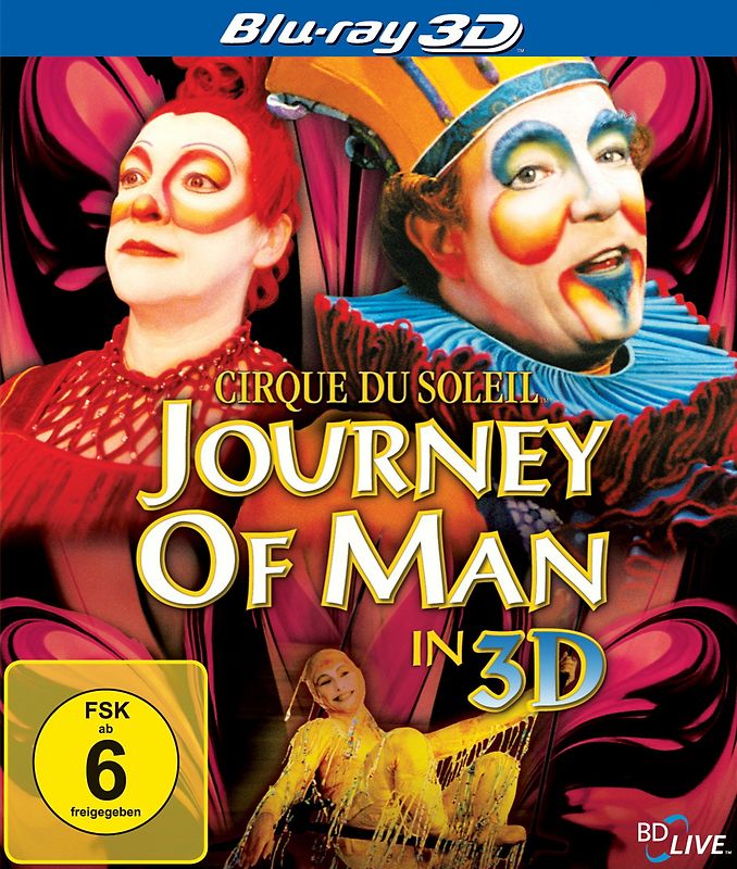 Cirque du Soleil - Journey of Man [3D] 3D Blu-ray Disc