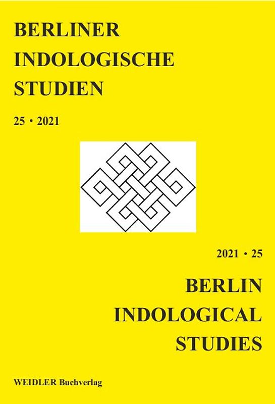 Berliner Indologische Studien, Band 25