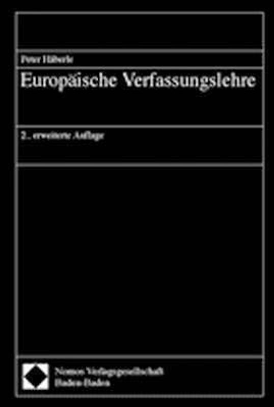 Europäische Verfassungslehre
