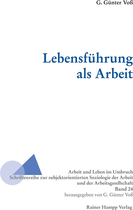 Lebensführung als Arbeit