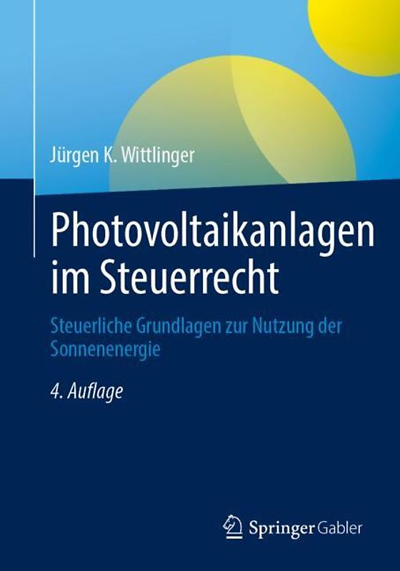 Photovoltaikanlagen im Steuerrecht