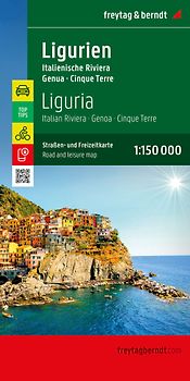 freytag & berndt Straßenkarte Ligurien 1:150.000