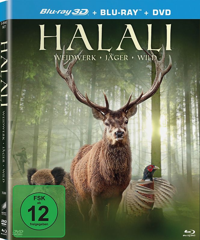 Halali - Weidwerk, Jäger, Wild 3D [inkl. Blu-ray + DVD] 3D Blu-ray Disc