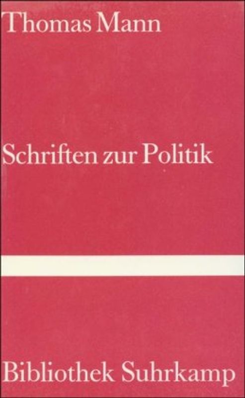 Schriften zur Politik