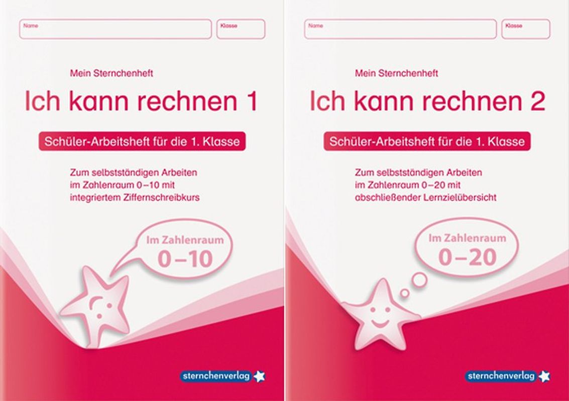 Ich kann rechnen 1 und 2 - Schülerarbeitshefte für die 1. Klasse
