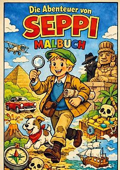 Malbuch, Die abenteuer von Seppi