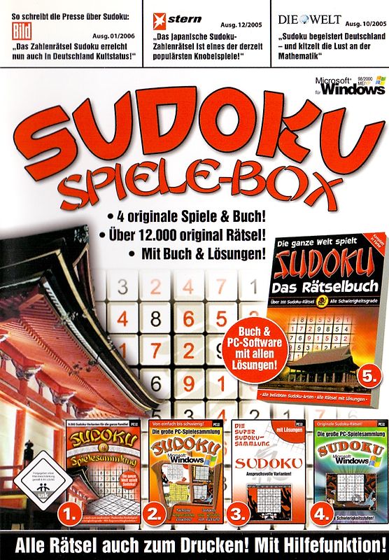 Sudoku - Spiele-Box PC Spiele