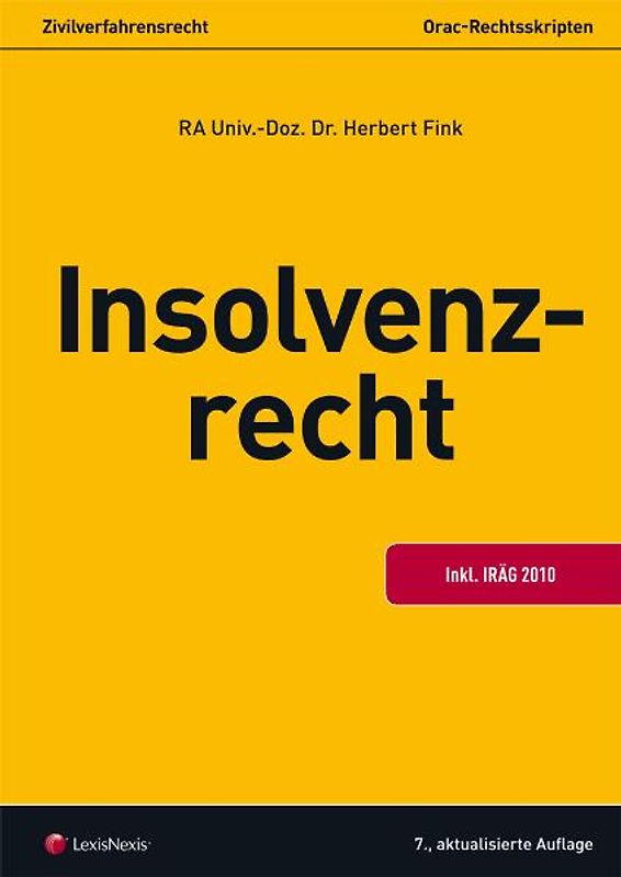 Zivilverfahrensrecht - Insolvenzrecht