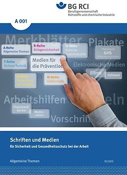 A 001 - Schriften und Medien für Sicherheit und Gesundheit bei der Arbeit