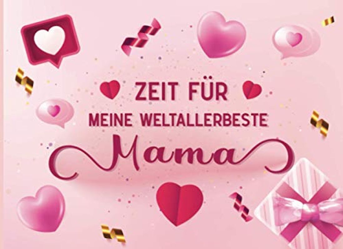 Zeit für meine weltallerbeste Mama: Gutscheinheft zum Muttertag oder Gutscheinbuch zum Geburtstag | 12 Gutscheine zum selbst Ausfüllen