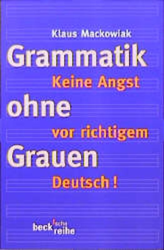 Grammatik ohne Grauen