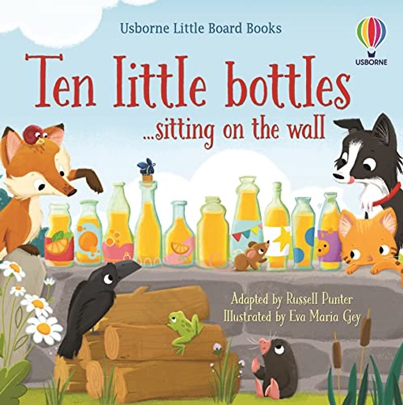 Ten little bottles ...sitting on the wall