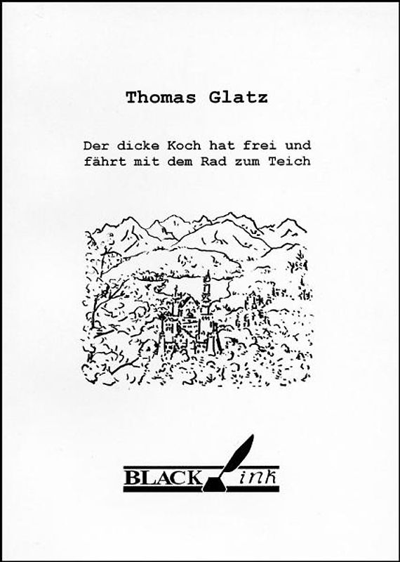 Der dicke Koch hat frei und fährt mit dem Rad zum Teich