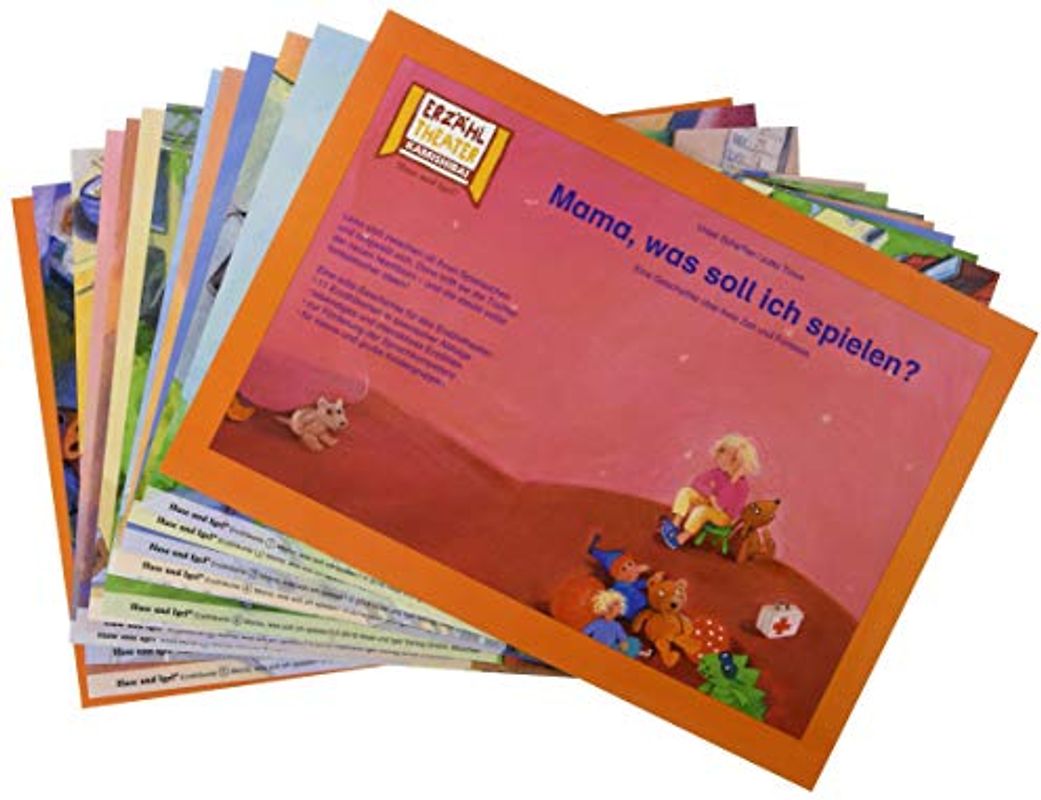 Mama, was soll ich spielen? / Kamishibai Bildkarten: Eine Geschichte über freie Zeit und Fantasie. 11 Bildkarten für das Erzähltheater