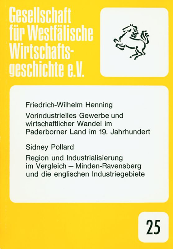 Vorindustrielles Gewerbe und wirtschaftlicher Wandel im Paderborner Land im 19. Jahrhundert