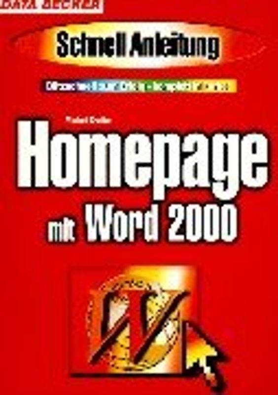 Homepage mit Word 2000